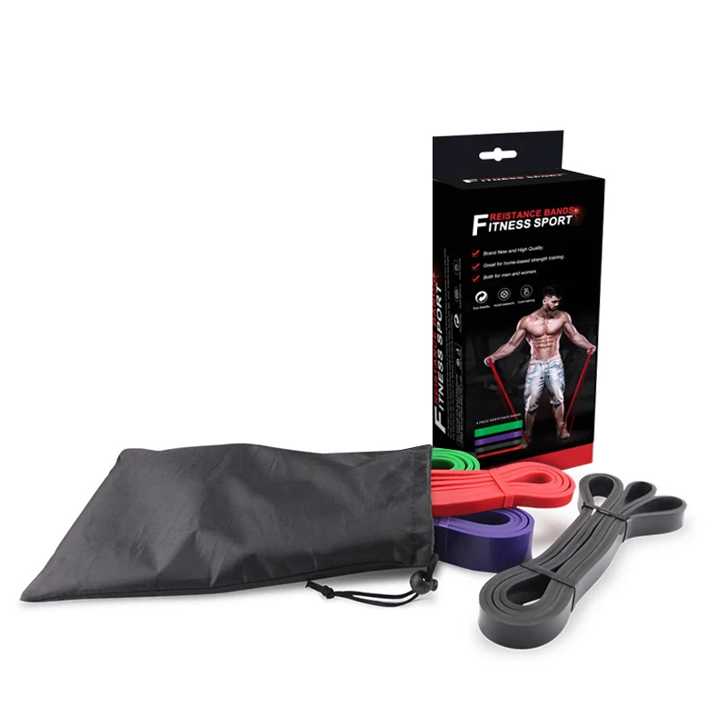 

Resistance Bands with Carrying Bag Skin-Friendly Different Levels Home Workout for Butt Legs