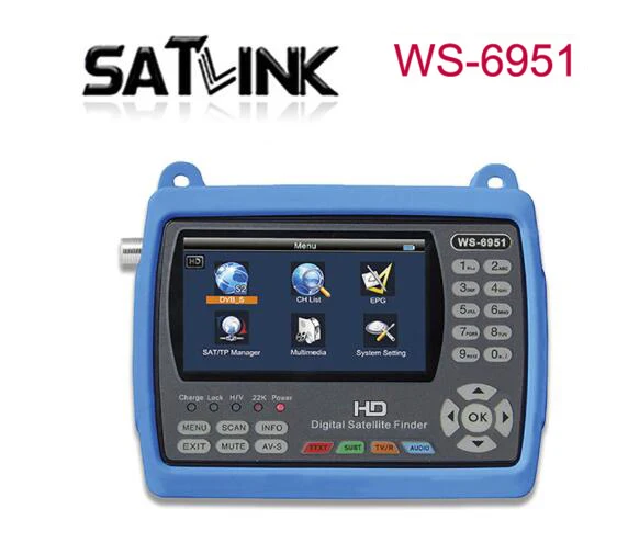 Ручной спутниковый искатель satlink Φ 4 3 'TFT Satlink WS6951 искатель|satlink ws6951|satlink ws-6951satellite