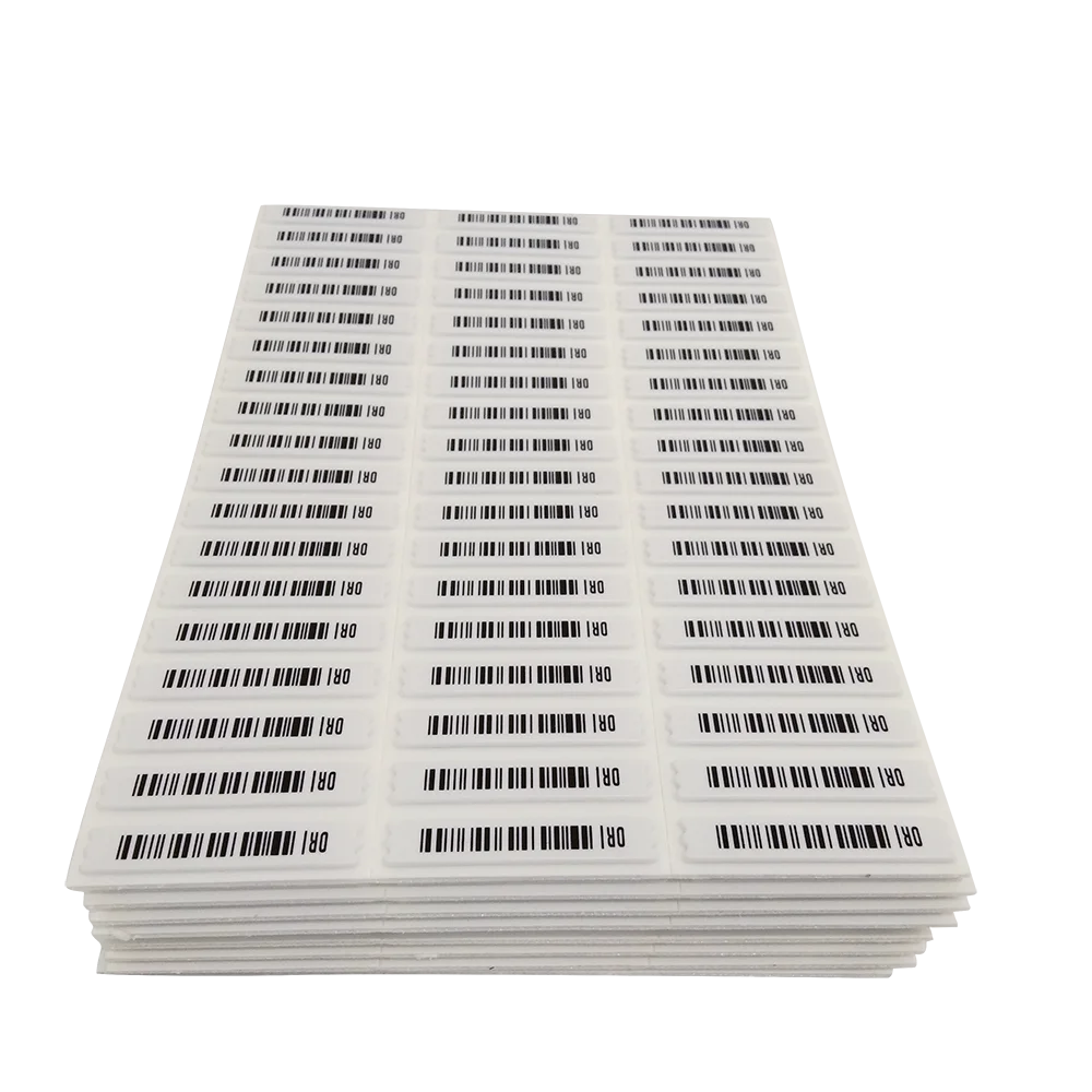 

EAS AM soft label 58KHZ for anti-shoplifting DR label AM security label For AM security alarm system with barcode 5000pcs/lot