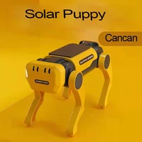 stem toys solar powered robot dog science kit diy building blocks steam creative educational toys for children chirstmas gifts