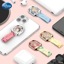 Disney Snow White Original Mobile Phone Case Lazy Bracket Ring Buckle Lanyard Anti-lost Multifunctional Metal Ring Desktop Stand