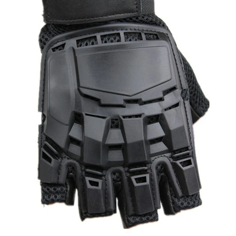 

Newly Motorcycle Bicycle Racing Gloves Non-slip Wear Resistant Breathable Semi-Finger Gloves BN99