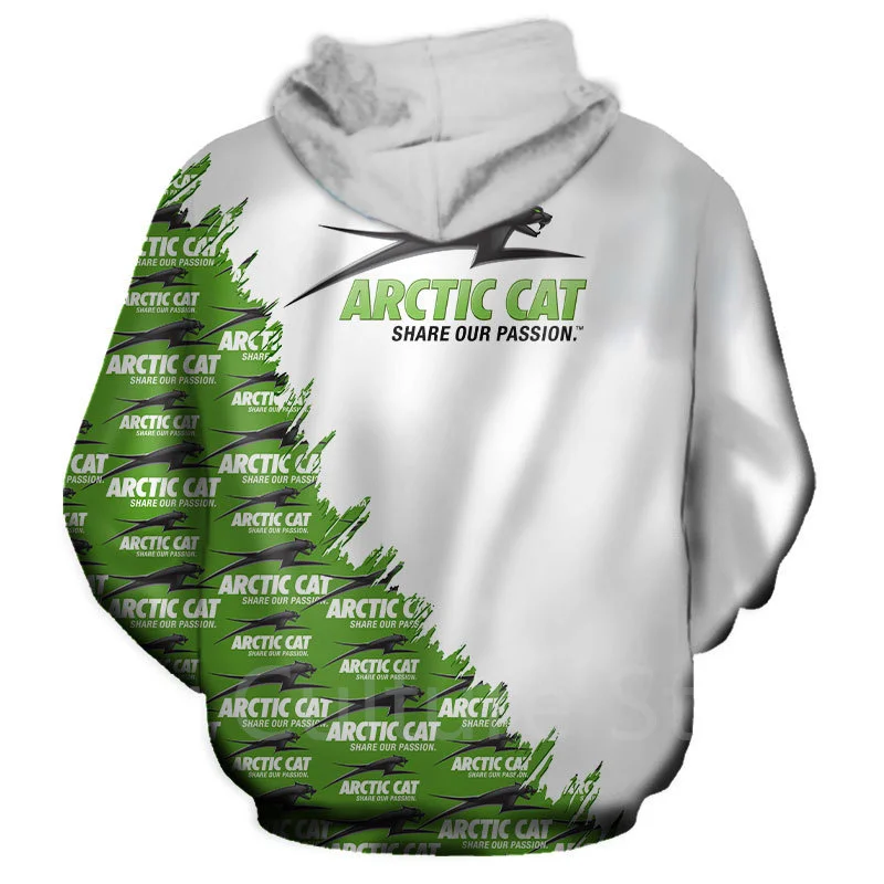 

2021 Arctic cat Men's Hoodie Harajuku Streetwear Oversize Pullover 3D Printed Sweatshirt Top High Quality Coat Hooded sweatshirt