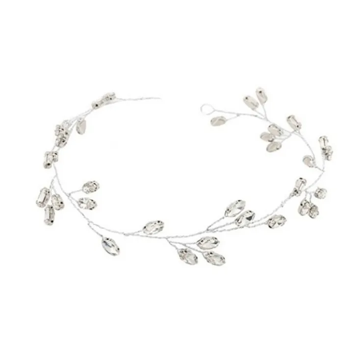 Женский ободок с золотыми кристаллами украшение для волос со стразами свадебные