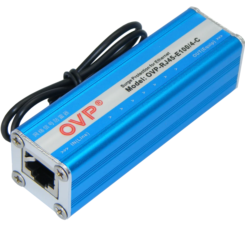 Ovp100 MB сетевой сигнал молния защита RJ45 компьютерная сеть молния Защита от перенапряжения сетевой линии молниеотвод