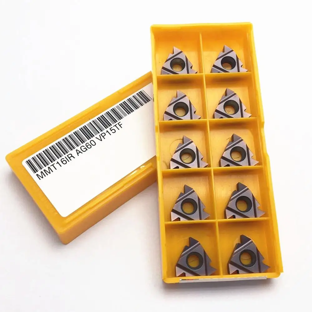 Карбидная вставка MMT16IR AG60 VP15TF резьбонарезной токарный инструмент для обработки