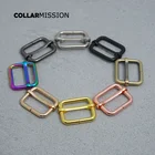 Металлический слайдер для лямок 20 шт.лот, 25 мм, ремешок, сумка, собачий ошейник, детали, прочный регулятор, Экологичная Регулируемая пряжка, 8 видов