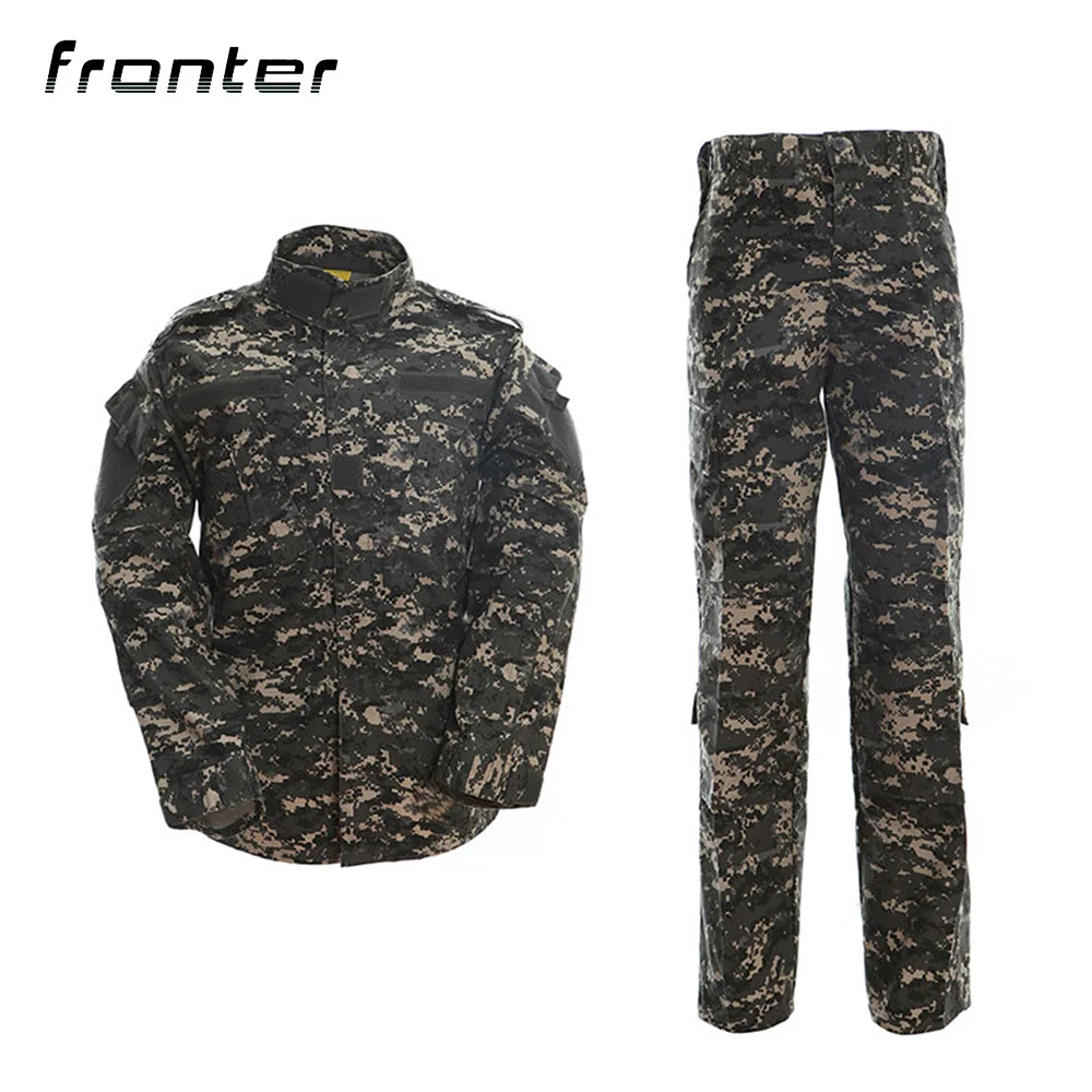 Digital Urban Camouflage Army Uniform, Military Tactical Uniform, Plus Size Tactical Clothing, US Army Special Forces Uniform.