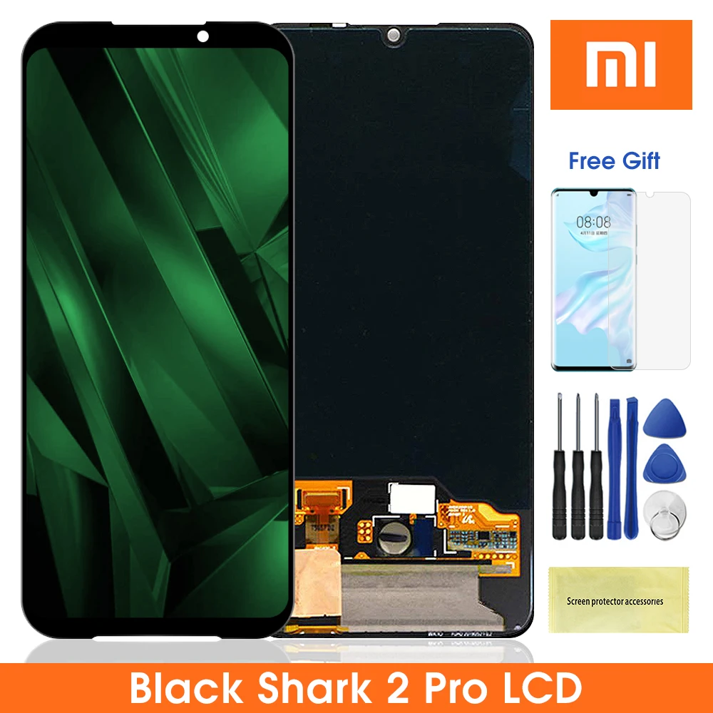 6 39 &quotЖК экран для Xiaomi Black Shark 2 Pro DLT A0 ЖК дисплей сенсорный дигитайзер запчасти