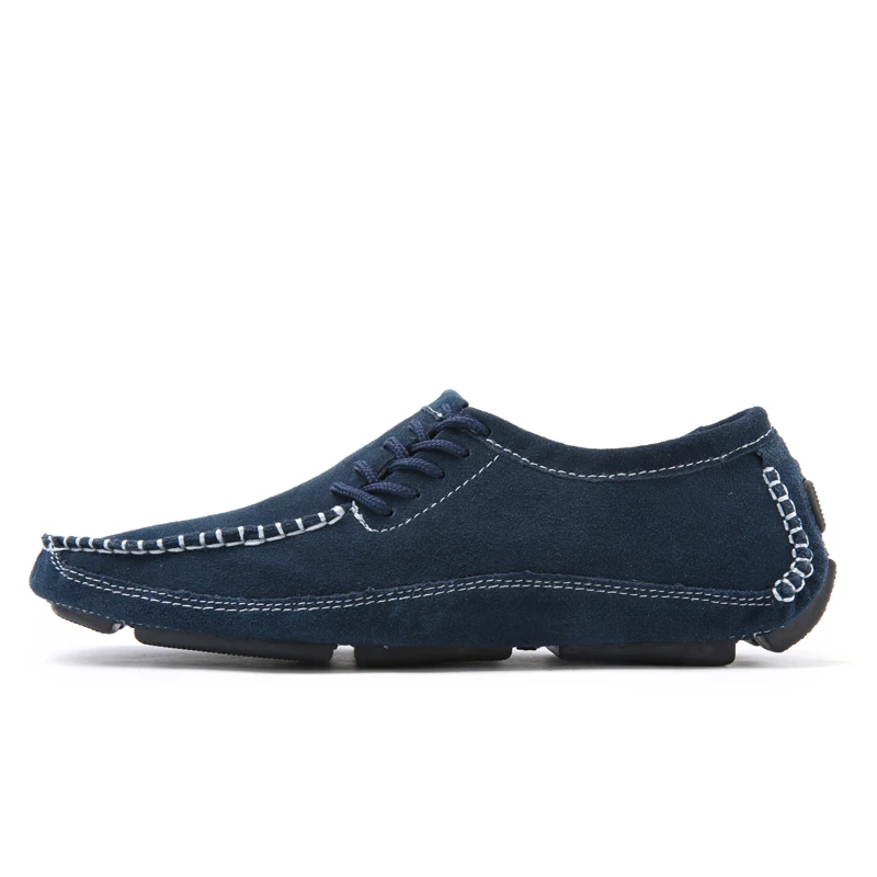Italian Suede Loafers Mens