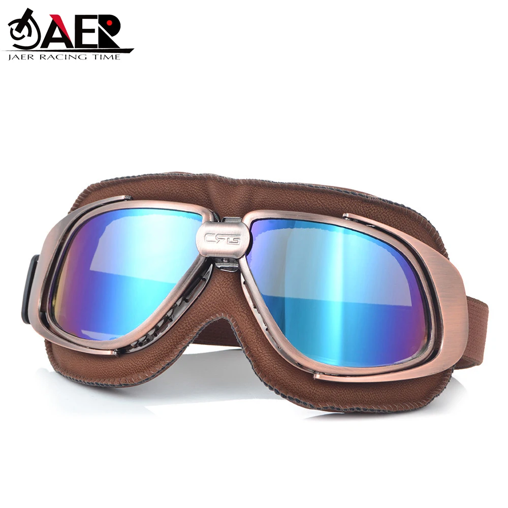 

Motocross Goggles Helmet Pilot Scooter Retro Moto Outdoor Dirt Bike Riding Jet Motorcycle Glasses Goggles