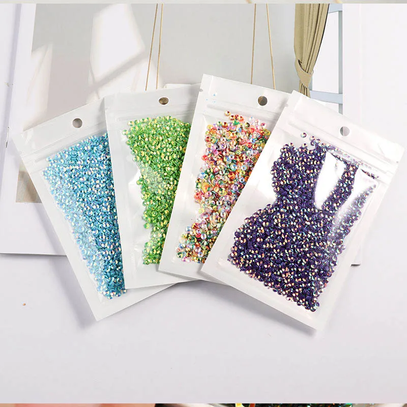 Блестки из ПВХ золотистые 3 мм 10 грамм около 3000 штук | Дом и сад