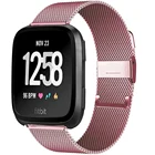 Магнитный ремешок для Fitbit VersaVersa 2versa Lite, браслет из нержавеющей стали, металлический ремешок, аксессуары для часов