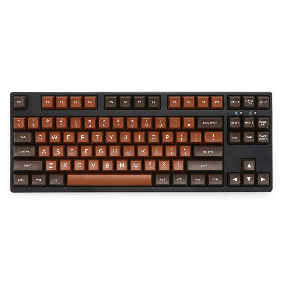 Набор колпачков для ключей KBDfans Maxkey Chocolate SA | Компьютеры и офис