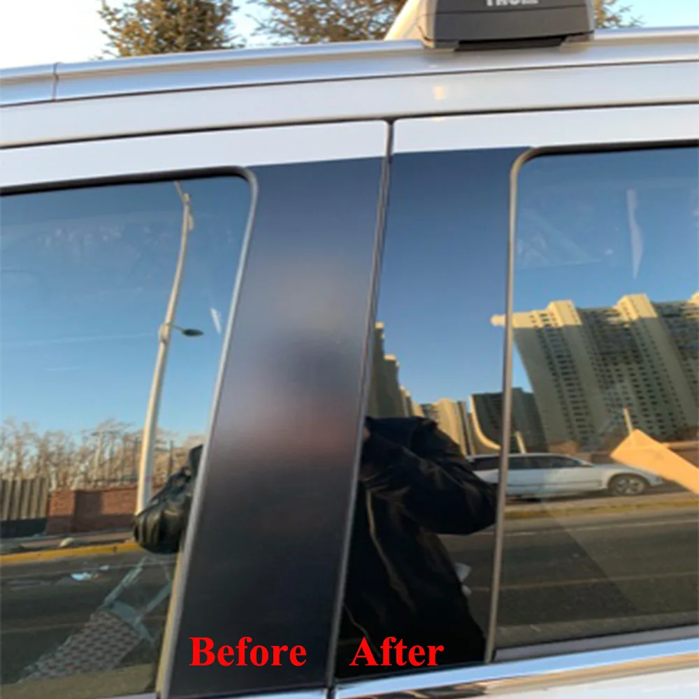 6 шт./компл. наклейка для отделки окон автомобиля внешняя декоративная пленка