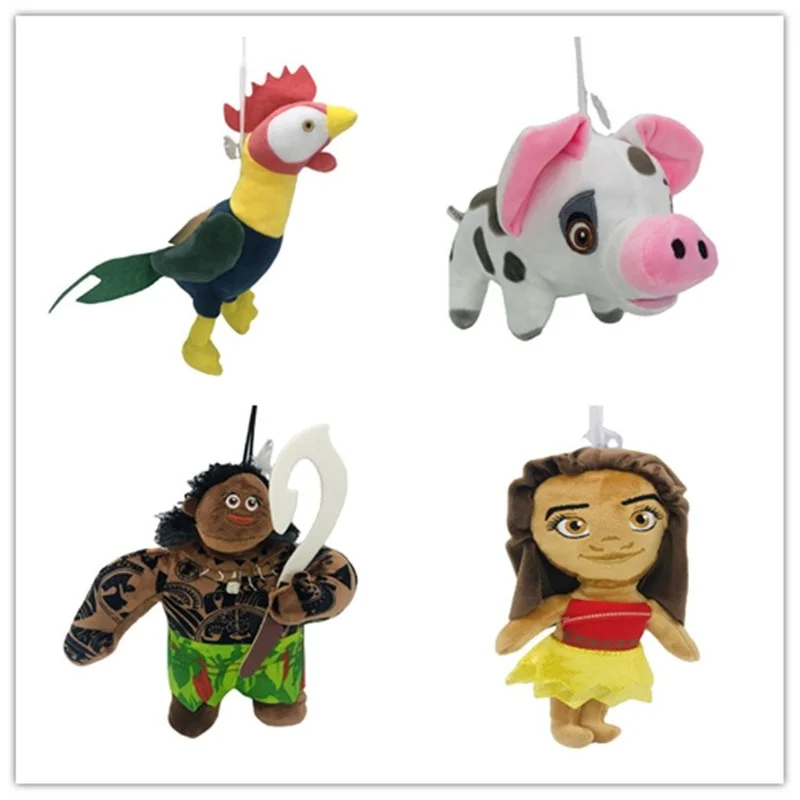 

Ocean Fate Plush Toys Moana Model cock pig Doll Girls Boys christmas Present Stuffed Toy for Children Kids Gifts