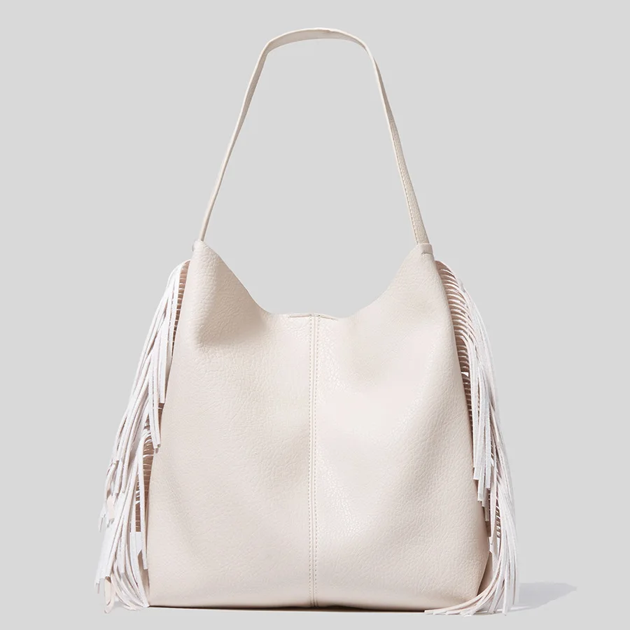 

2021 New Designer Leather Pattern Large Capacity High Quality Single Shoulder Women's Bag Strip Tweed Tote Bags Suture Splicing