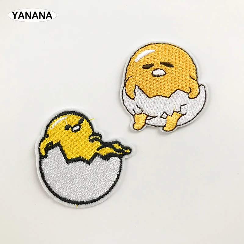 Патч в виде яйца вышитые патчи для одежды утюга на одежде регулируемые полосы |