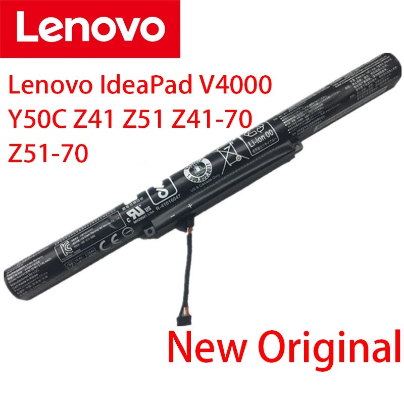 Оригинальный аккумулятор для ноутбука Lenovo IdeaPad V4000 Y50C Z41 Z51 70 L14M4E01 L14S4A01 L14L4A01 L14L4E01