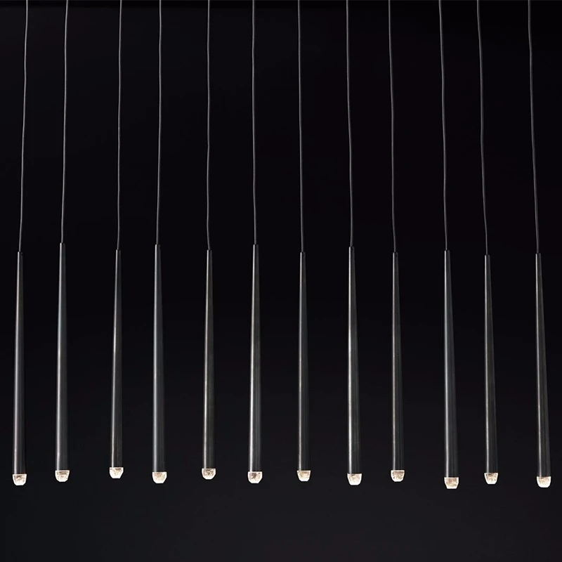 Ретро медная цветная светодиодная хрустальная люстра освещение для гостиной