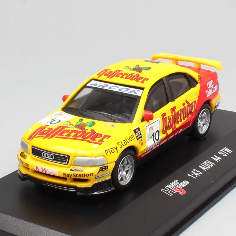 1/43 весы высокоскоростные маленькие Audi A4 STW ADAC No#45 Biela No#10 touring Diecasts& Toy Vehicles гоночный автомобиль игрушки модель акриловая коробка