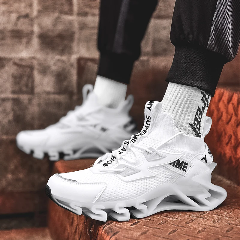 

2021 New Outdoor Men Free Running for Men Jogging Walking Sports Shoes High-quality Lace-up Athietic Breathable Blade Sneakers