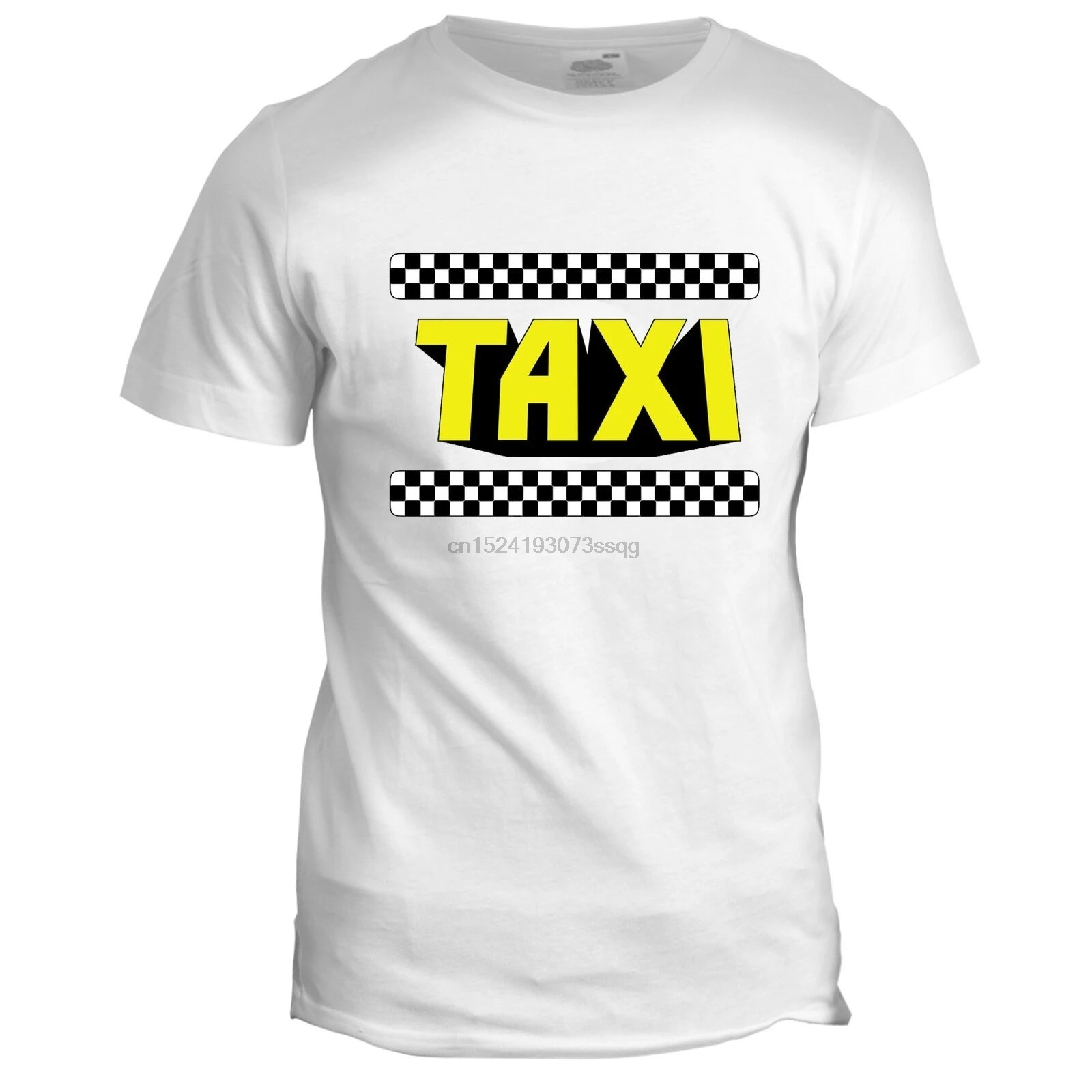 Крутая хипстерская Мужская футболка в стиле ретро с принтом такси из сериала TV 80s