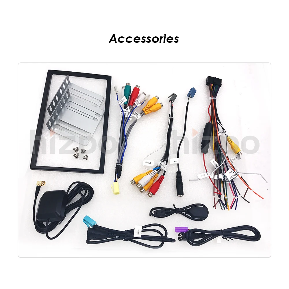 Автомагнитола 2DIN на Android 10 Мультимедийный проигрыватель с четырехъядерным