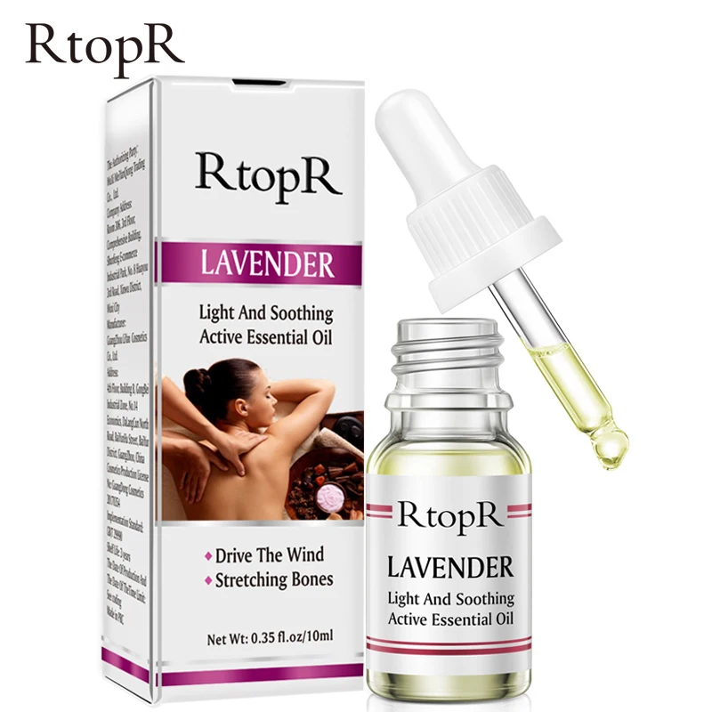 

1 PCS 10ml Natural Lavender Essential Oil For Massage Relax Soothing Brighten Skin Release Pressure Body Massage Essential Oil