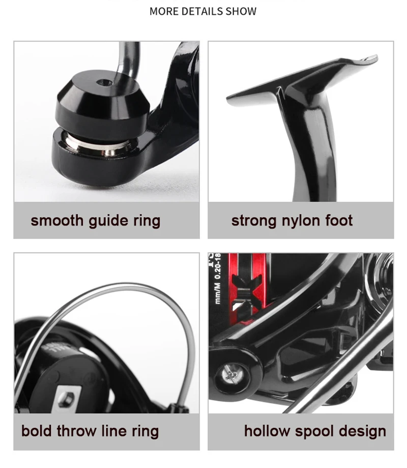 Металлическая Рыболовная катушка спиннинговая качественная Катушка для
