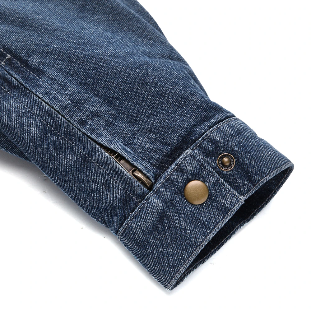 Мотоциклетная куртка HEROBIKER Мужская джинсовая для мотокросса ветрозащитная