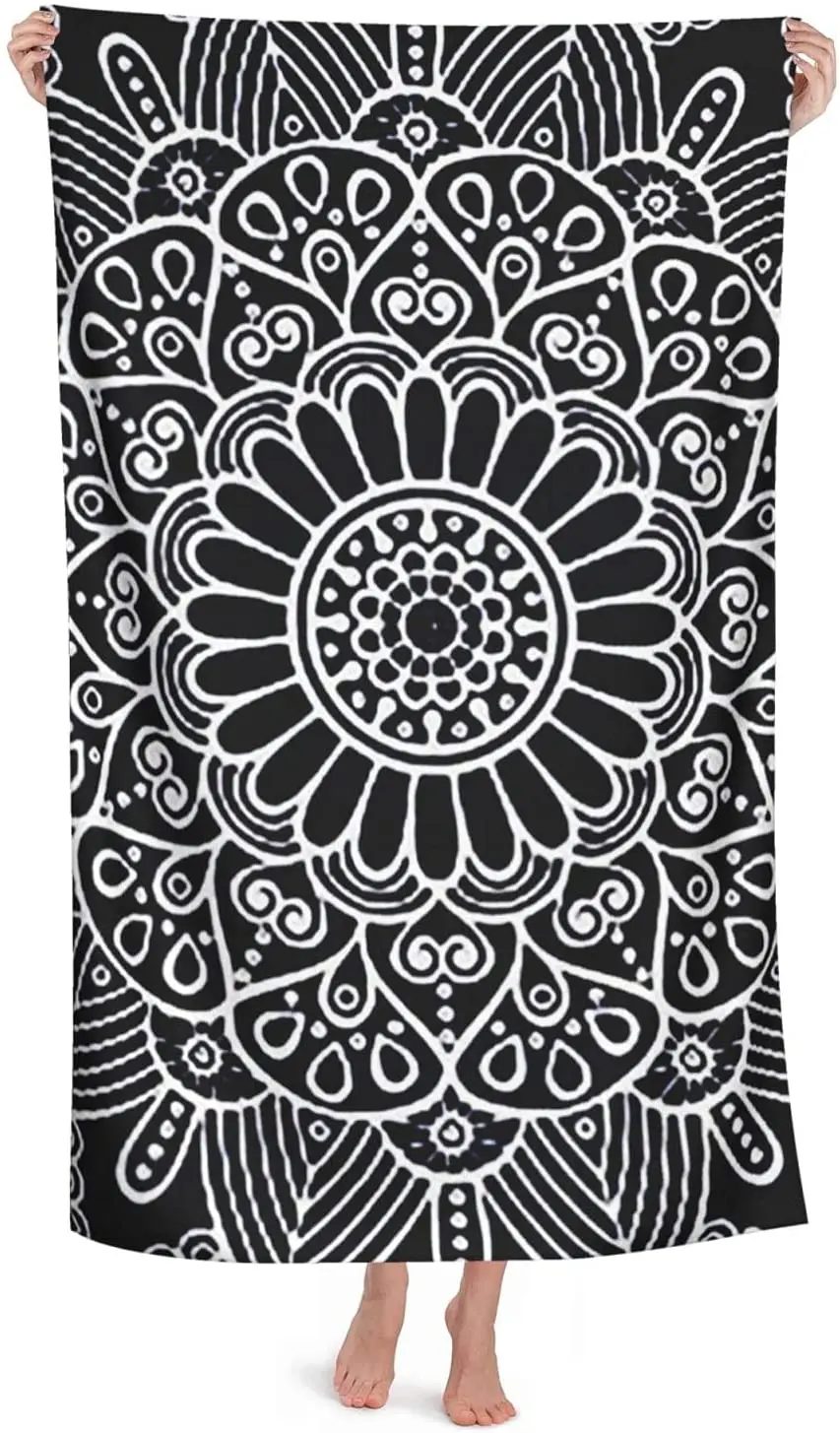 

Rectangle Beach Towel Soft Water Absorbing Breathable Adult Universal Blanket Throw Gift Rug personalized Style bath towel