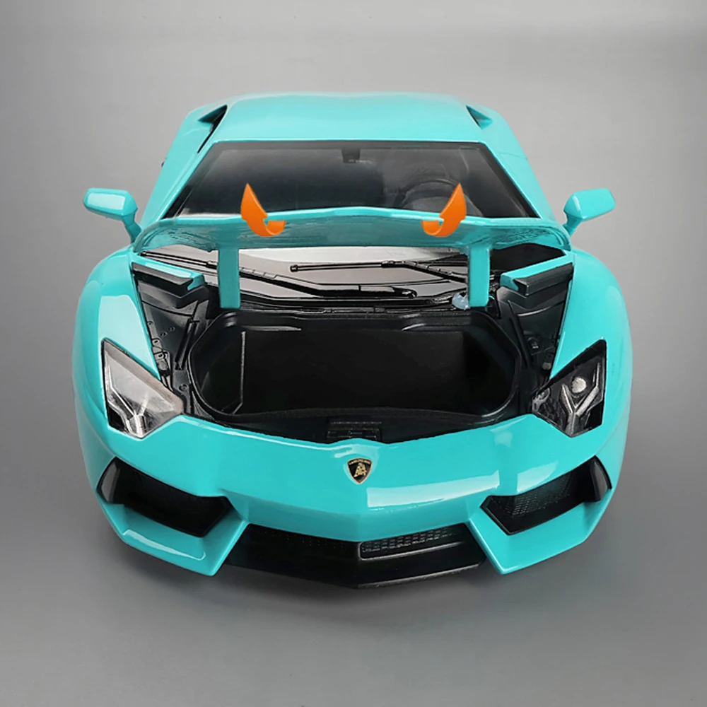 

1pcs Original factory simulation 1/24 LP700-4 sports car alloy car model boy car model parts