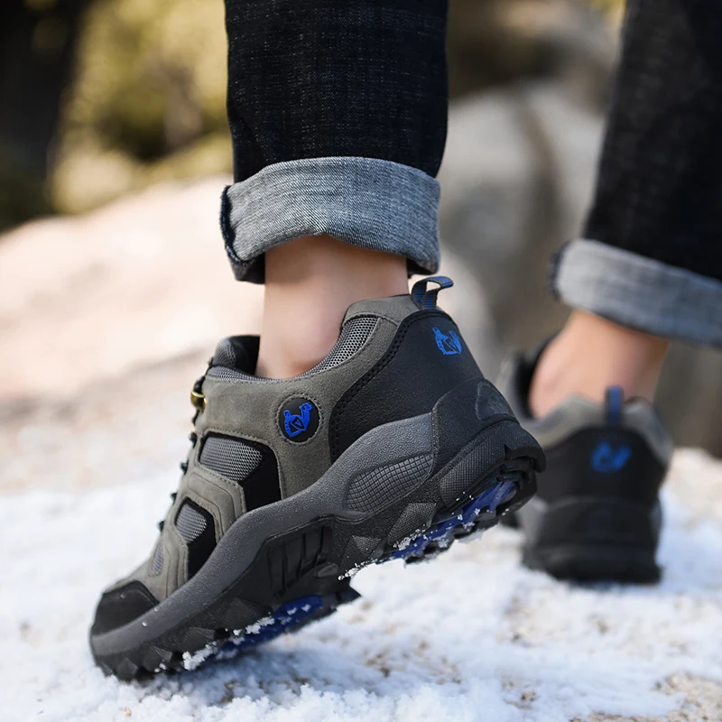Size 36-48 Classic Men Women Winter Hiking Boots Warm Shoes Outdoor Sport Sneaker Comfortable Walking Footwear For Man Couple