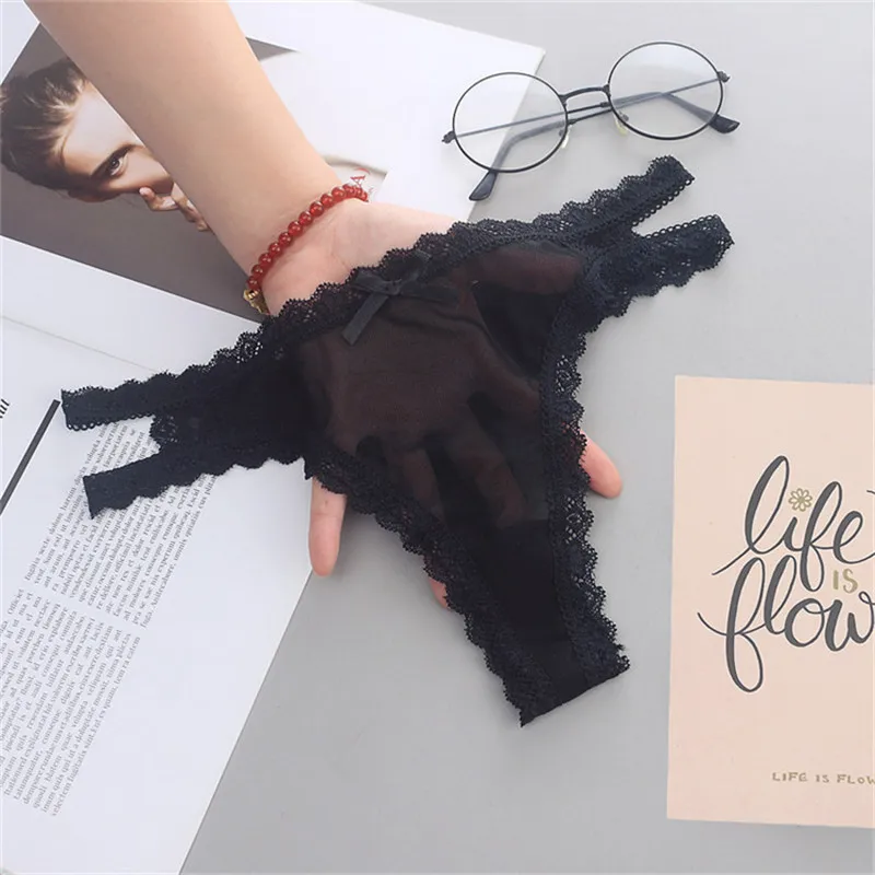 

Hot sexy women thongs and G strings 5pcs/lot sexy lace temptation underwear panties ladies female solid low rise panty