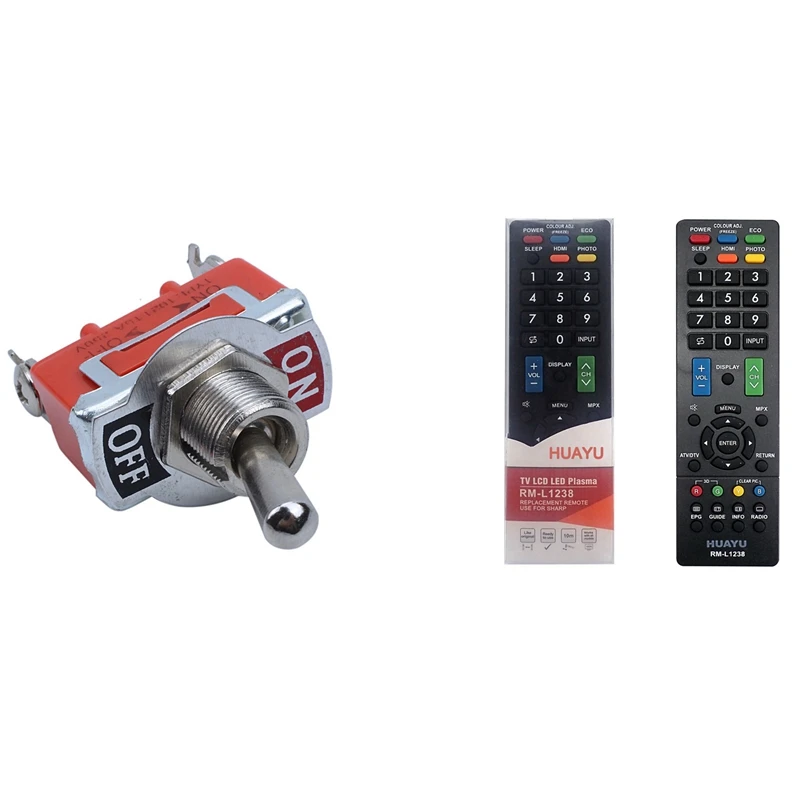 HFES переменный ток 250 в 15 а SPST 2-Позиционный Переключатель ВКЛ/ВЫКЛ 2 шт. с пультом