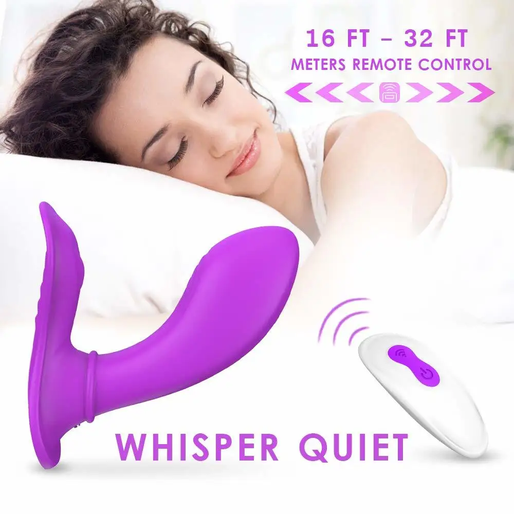 Фаллоимитатор с дистанционным управлением 9 скоростей вибратор бабочка