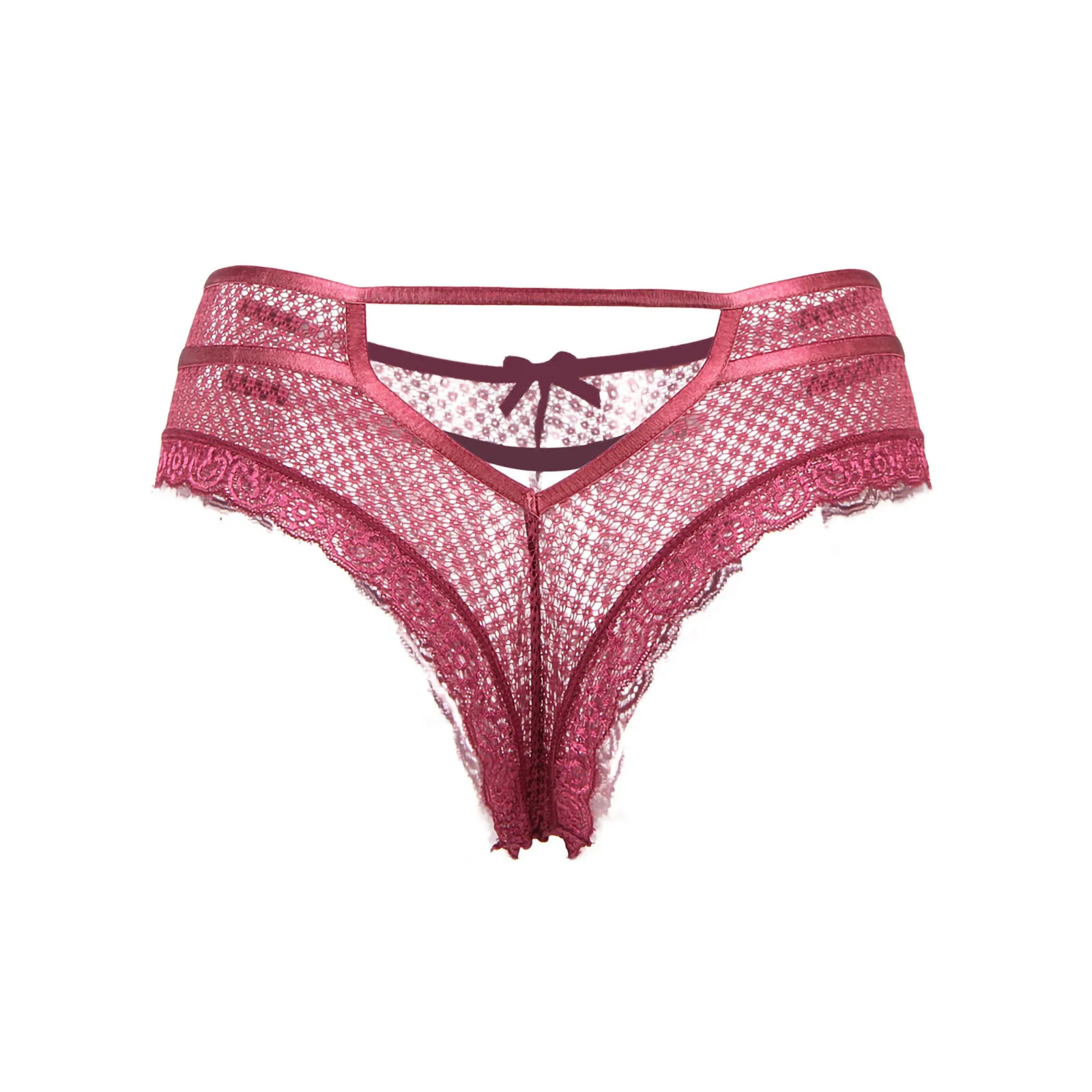 

Low-waist Women Sexy Lace Panties Transparent Underpant Hollow Out Thong Female Seamless G-string Underwear Lingerie Underwear