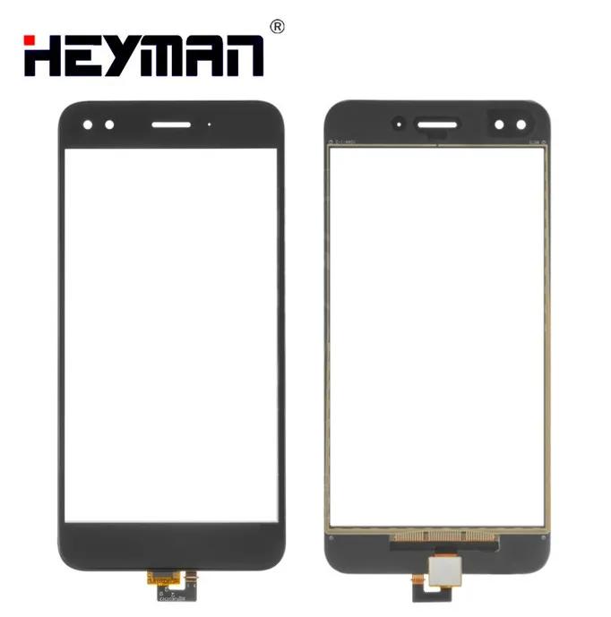 Черный Сенсорный экран для huawei Nova Lite(), P9 Lite mini, Y6 Pro() SLA-L02 дигитайзер стеклянная панель Переднее стекло объектив сенсор - Цвет: Черный