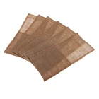 6 шт натуральная Мешковина держатели для посуды для вилок и ножей сумка мешочек для столовых приборов пакетов