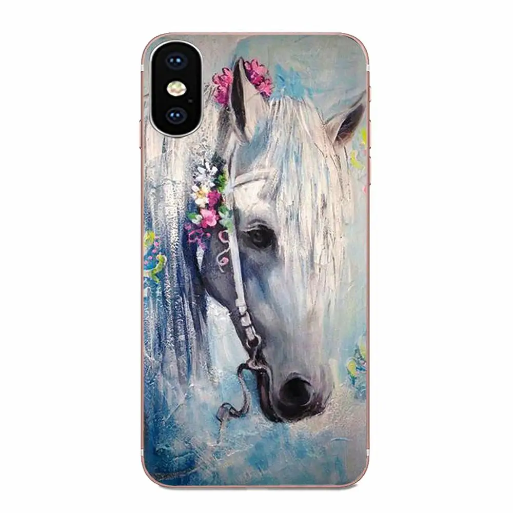 as picture Для huawei P7 P8 P9 P10 P20 P30 Lite Mini Plus Pro Y9 Prime P Smart Z защитный корпус телефона Акварельная лошадь - Цвет: as picture