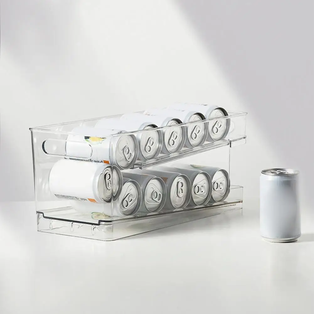 

High Stability Lightweight Refrigerator Beer Can Organizer Box for Household