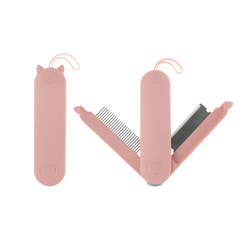 

Pet cat needle comb open knot hair removing steel needle pet comb Dog grooming modeling hair removal teeth pet comb