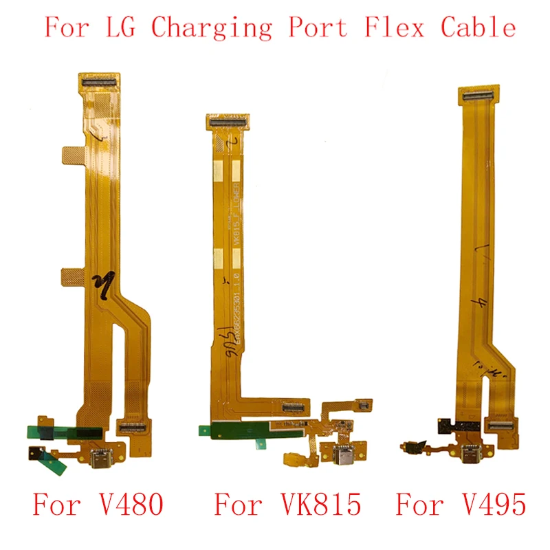 Разъем USB для зарядного порта гибкий кабель для LG G Pad 8,0 V480 G Pad II 8,3 LTE VK815 V495 запасные части