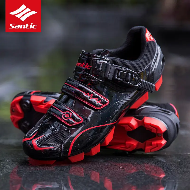 Santic MTB велосипедная обувь Мужская Pro Racing для горного велосипеда PU и нейлоновая