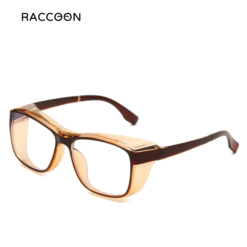 

2021 New Anti Dust Anti-Pollen Allergy Goggles Side Shiled Anti Blue Light Transparent Glasses Eye Protection Optical Spectacles