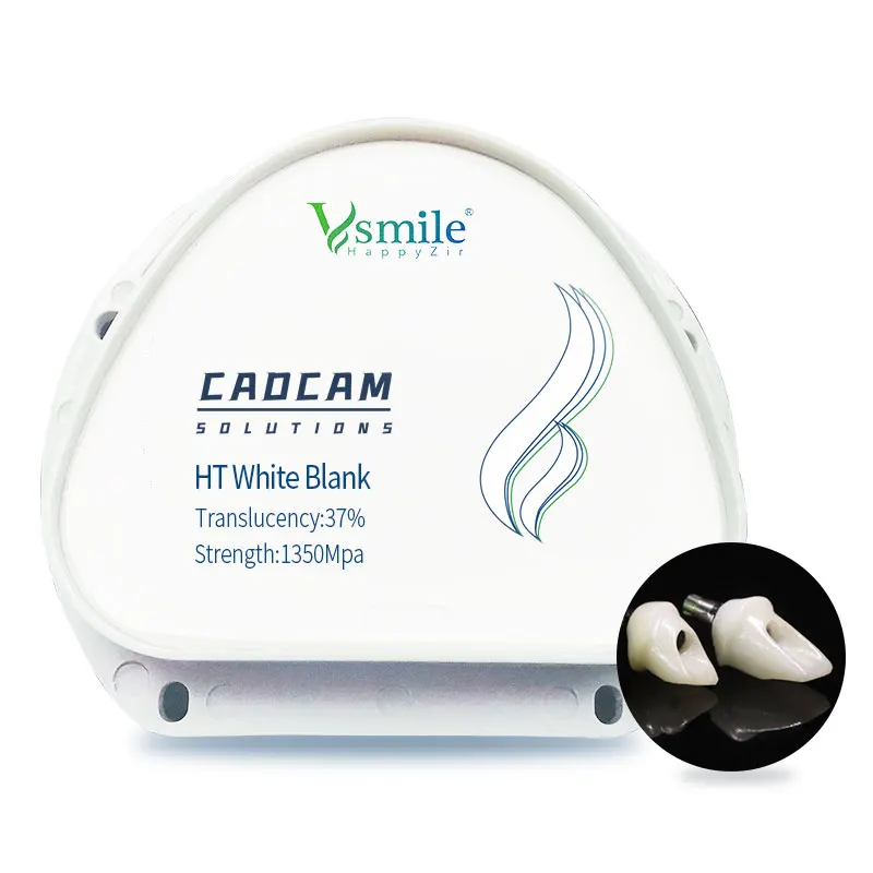 

Vsmile zirconia block HT for Amann Girabbach system D shadpe 1350MPA for coping