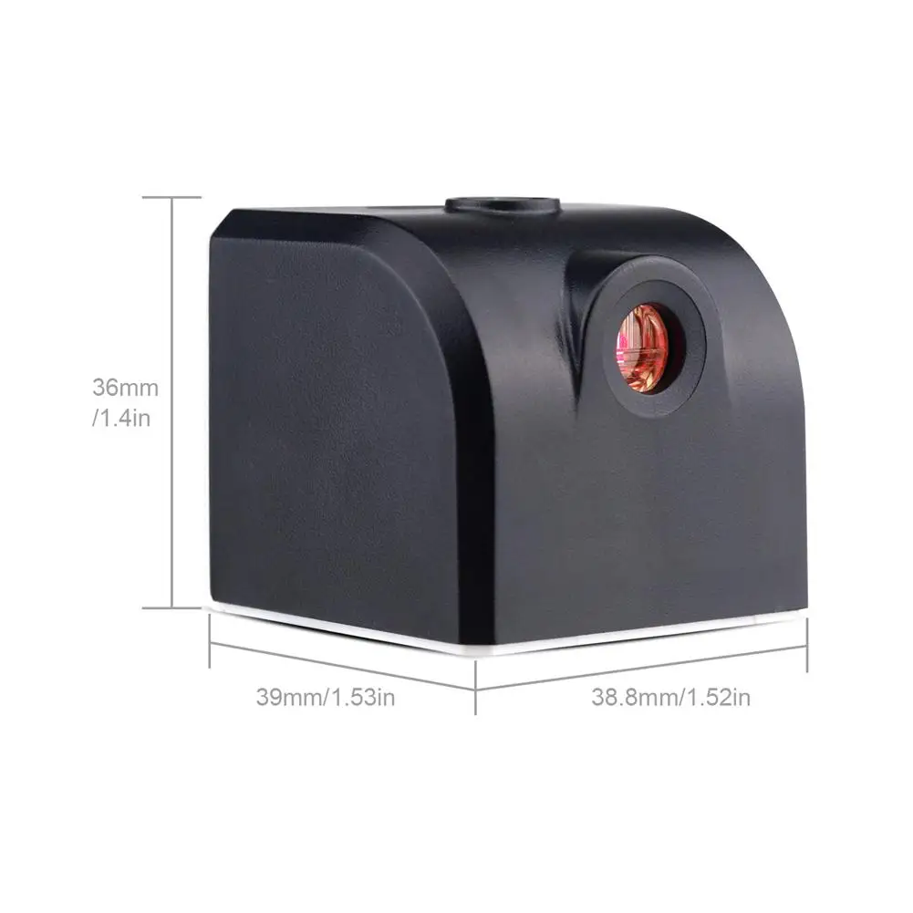 Mini Black Laser Level 360 Degree Cross Line Rotary Level Measuring Instruments 4 Lines 5 Points For Construction Tools