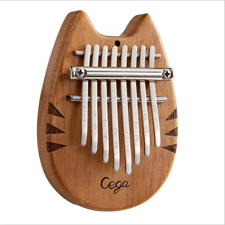 8 ключей калимба мини портативный палец пианино перкуссия клавиатура Карманный