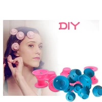 1020pcs soft rubber silicone hair curler twist hair rollers hair curler no heat hair styling diy tool